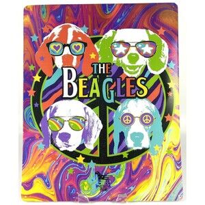 The Beagles 12" x 15" Metal Sign -- Dog Lovers -- Beatles Lovers